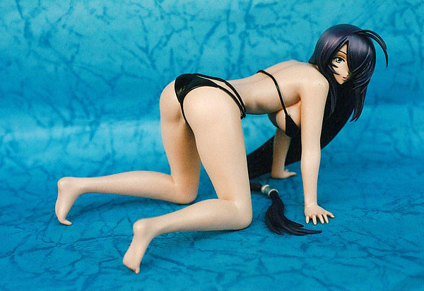 Kan'u Unchou (Black Swimsuit), Ikki Tousen Great Guardians, Musashiya, Pre-Painted, 1/6