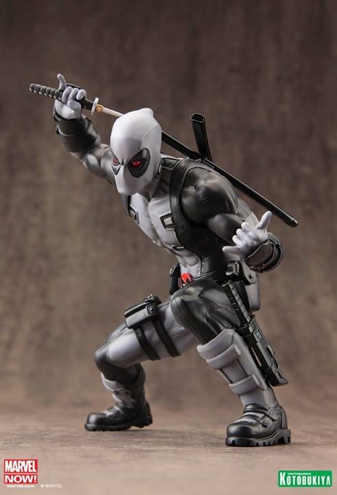 Deadpool, X-Force, Kotobukiya, Pre-Painted, 1/10