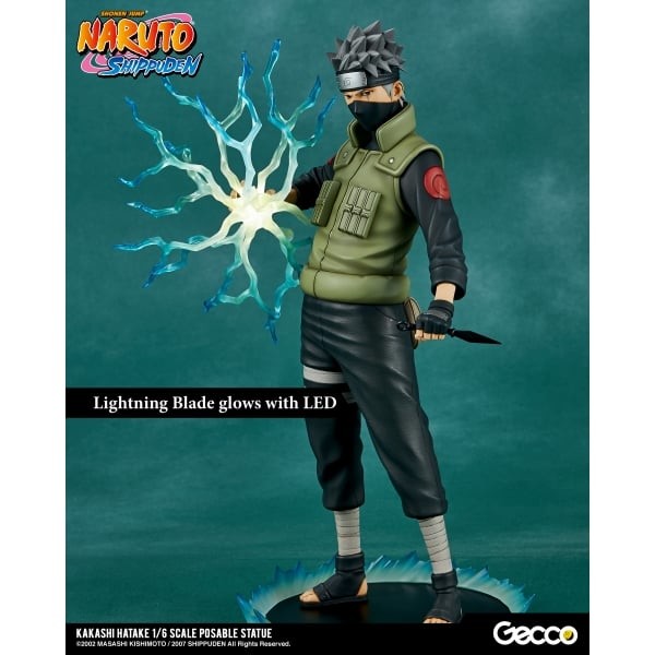Hatake Kakashi, Naruto Shippuuden, Gecco, Pre-Painted, 1/6