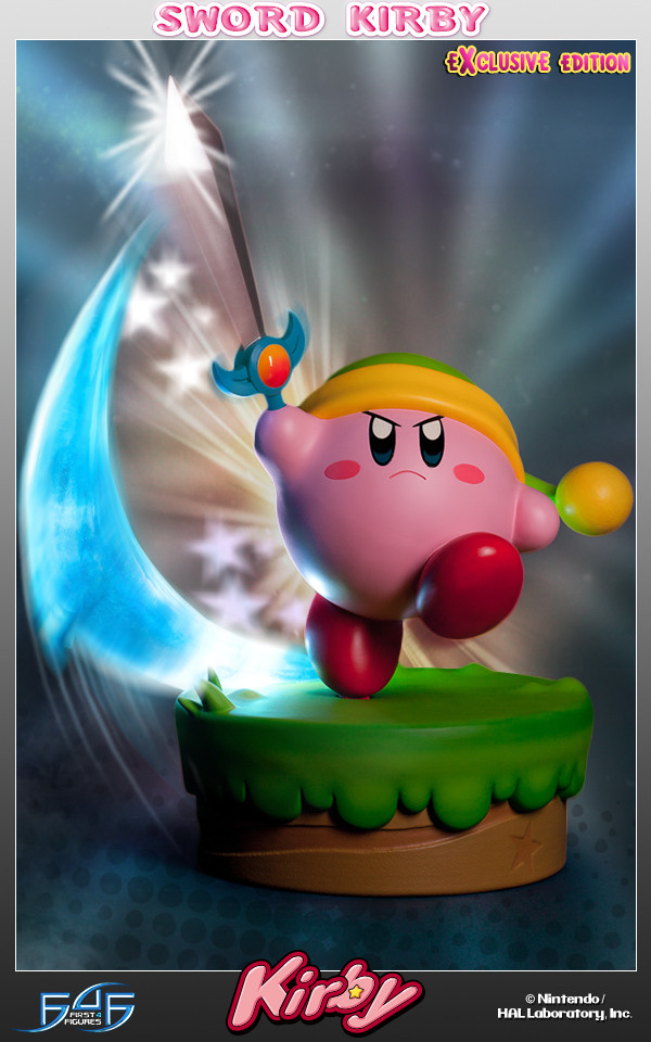 Kirby (Sword, Exclusive Edition), Hoshi No Kirby, First 4 Figures, Pre-Painted