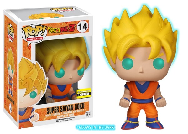 Son Goku SSJ (Glows in the Dark), Dragon Ball Z, Funko Toys, Pre-Painted