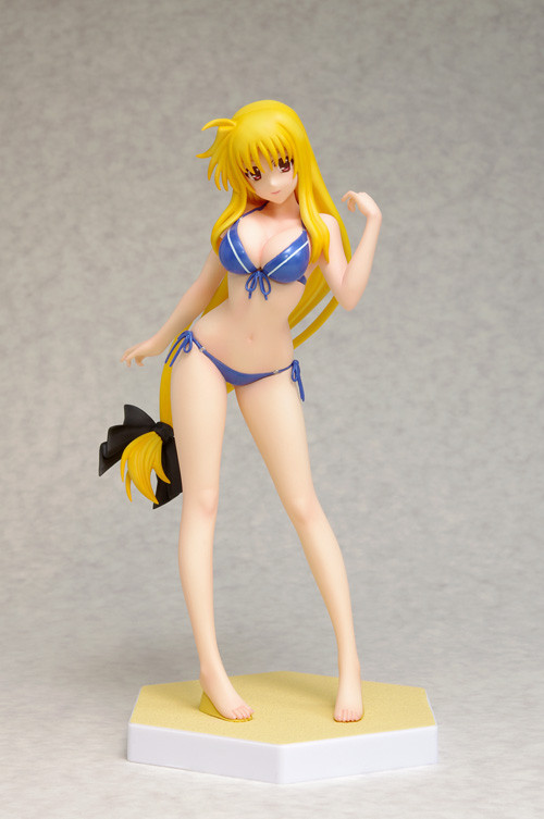 Fate T. Harlaown (Swimsuit, 2), Mahou Shoujo Lyrical Nanoha StrikerS, Wave, Pre-Painted, 1/10, 4943209553808