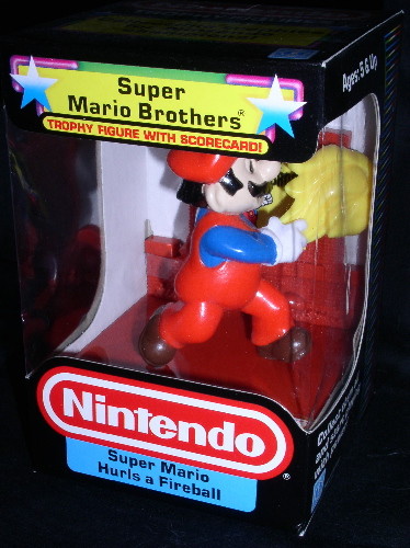 Mario (Super Mario Hurls a Fireball), Super Mario Brothers, Hasbro, Pre-Painted