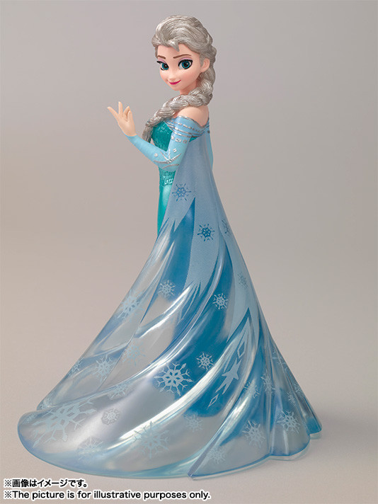 Elsa, Frozen, Bandai, Pre-Painted
