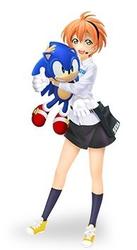 Hoshizora Rin, Sonic the Hedgehog, Love Live! School Idol Project, Sonic The Hedgehog, SEGA, Pre-Painted