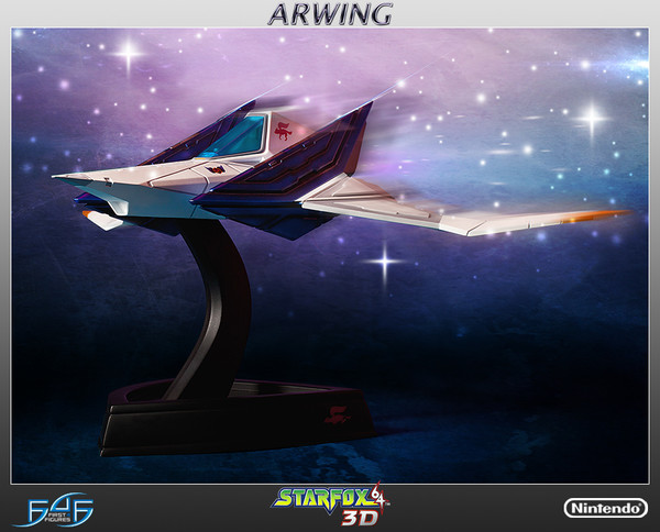 Arwing (Star Fox 64 3D), Star Fox 64, First 4 Figures, Pre-Painted