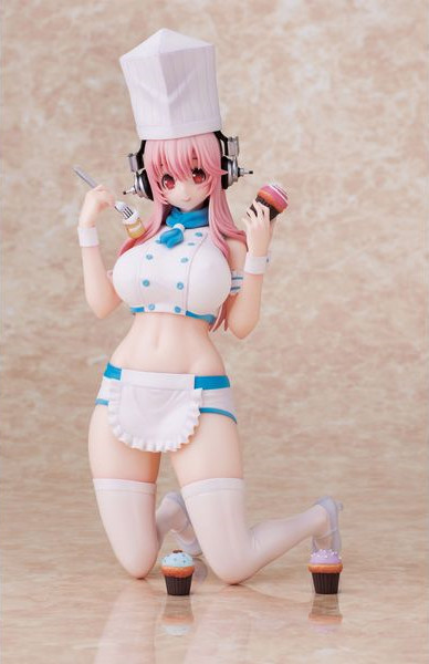 Sonico (Patissier), SoniComi (Super Sonico), Toy's Works, Chara-Ani, Pre-Painted, 1/6, 4543341136640
