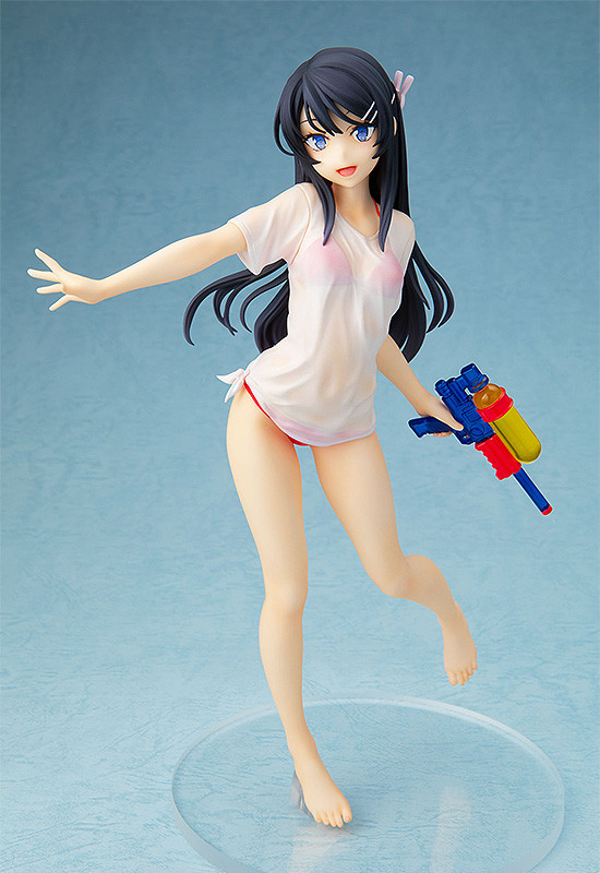 Sakurajima Mai (Water Gun Date), Seishun Buta Yarou Wa Bunny Girl Senpai No Yume Wo Minai, Chara-Ani, Good Smile Company, Pre-Painted, 1/7, 4546098114237