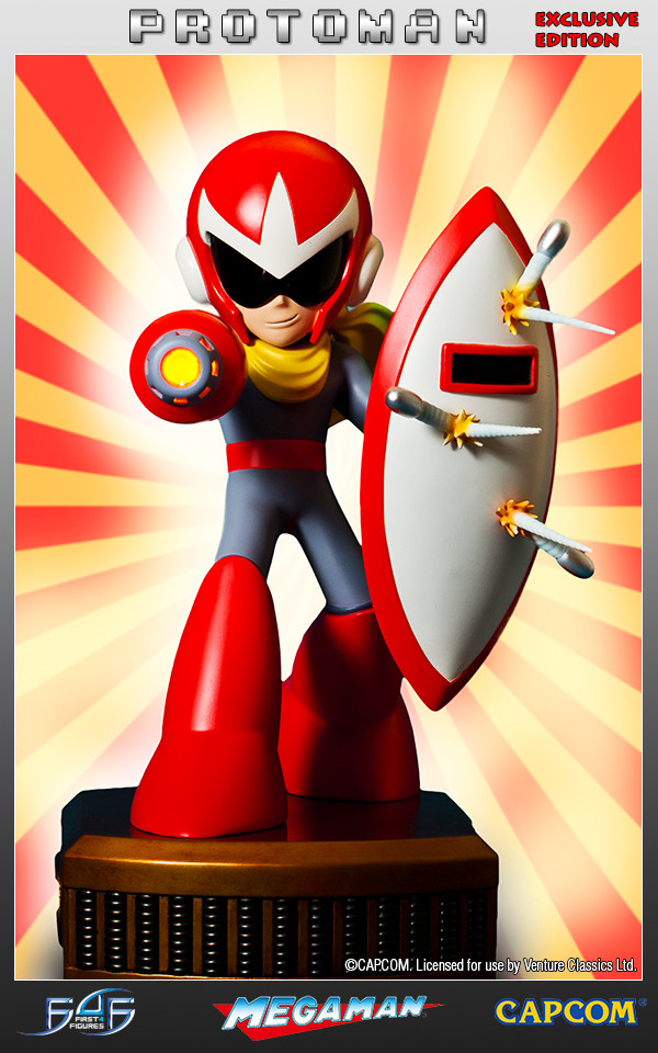 Blues (Exclusive), Rockman, First 4 Figures, Pre-Painted