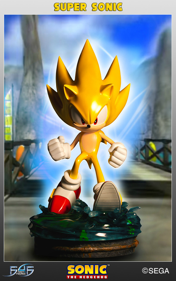 Super Sonic, Sonic The Hedgehog, First 4 Figures, Pre-Painted