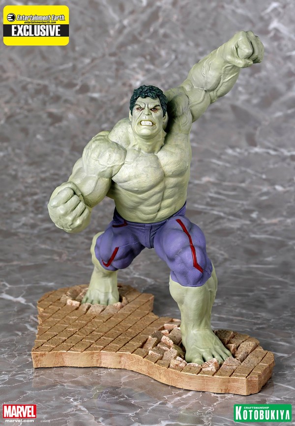 Hulk (Rampaging Hulk), Avengers: Age Of Ultron, Kotobukiya, Pre-Painted, 1/10