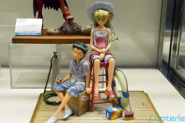 Ikari Shinji, Souryuu Asuka Langley, Shin Seiki Evangelion, Kaiyodo, Pre-Painted, 1/8