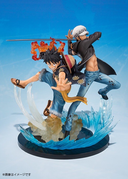 Monkey D. Luffy, Trafalgar Law (-5th Anniversary Edition-), One Piece, Bandai, Pre-Painted, 4549660022541
