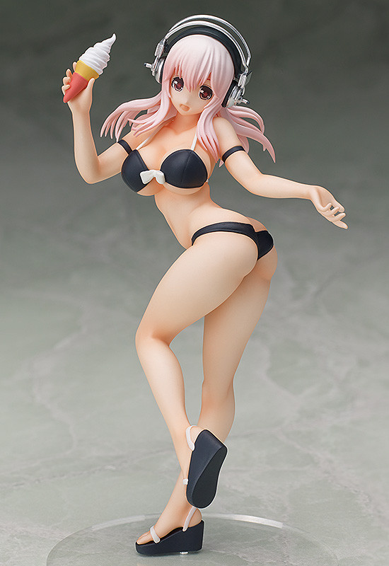 Sonico (Swimsuit), SoniComi (Super Sonico), FREEing, Pre-Painted, 1/12, 4571245295934