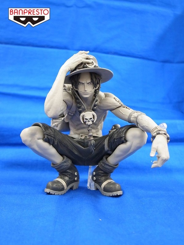 Portgas D. Ace (Original Monochrome), One Piece, Banpresto, Pre-Painted