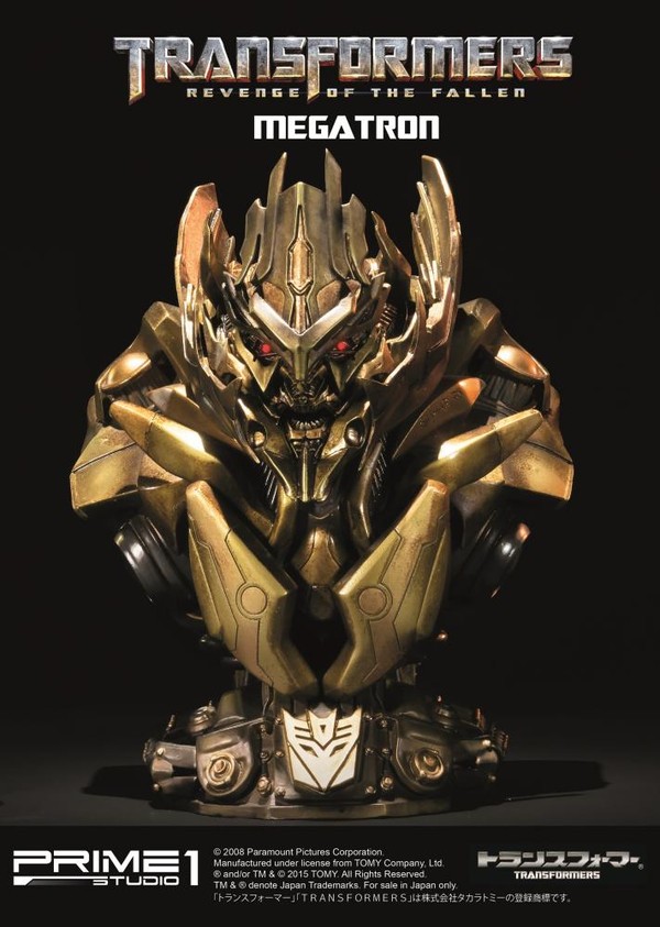 Megatron (Gold Edition), Transformers: Revenge Of The Fallen, Prime 1 Studio, Pre-Painted