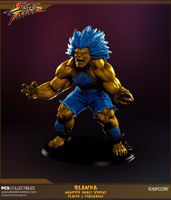 Blanka (Player 2), Street Fighter IV, Premium Collectibles Studio, Pre-Painted, 1/4