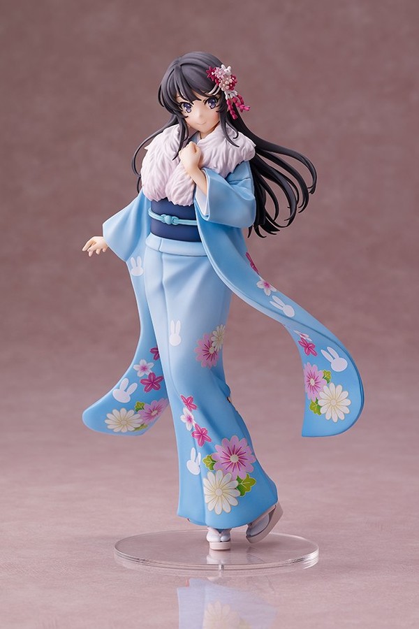 Sakurajima Mai (Kimono), Seishun Buta Yarou Wa Bunny Girl Senpai No Yume Wo Minai, Aniplex, Wing, Pre-Painted, 1/7, 4534530874344