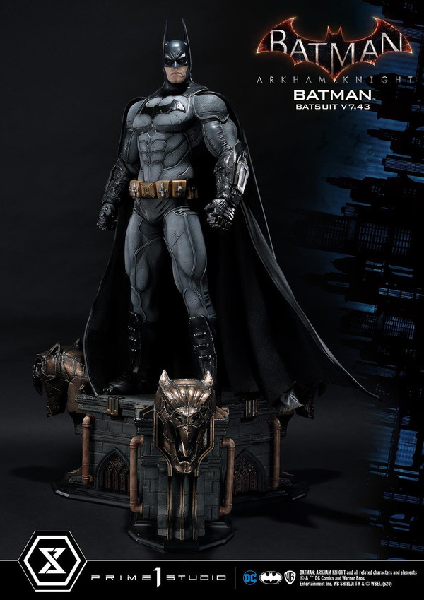 Batman (Batsuit V7.43), Batman: Arkham Knight, Prime 1 Studio, Pre-Painted, 1/3, 4582535945026