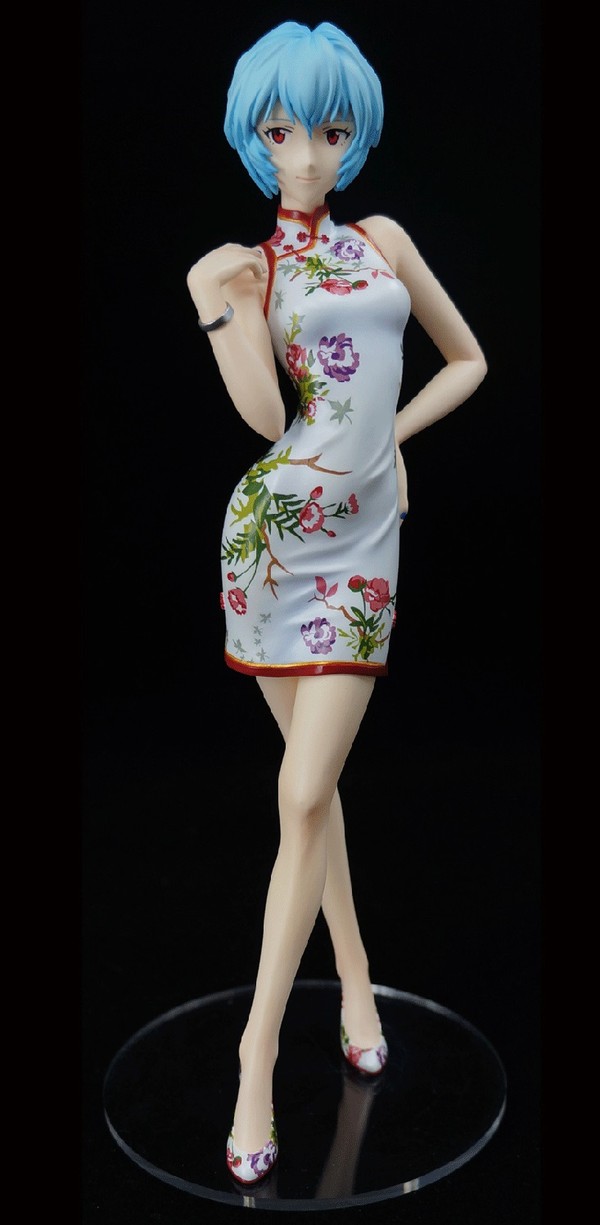 Ayanami Rei (Qipao), Evangelion Shin Gekijouban, Banpresto, Pre-Painted, 1/8