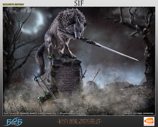 Haiiro no Dai Ookami Sif (Exclusive Edition), Dark Souls, First 4 Figures, Pre-Painted