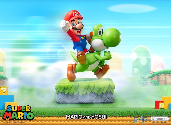 Mario, Yoshi (Standard Edition), Super Mario Brothers, First 4 Figures, Pre-Painted