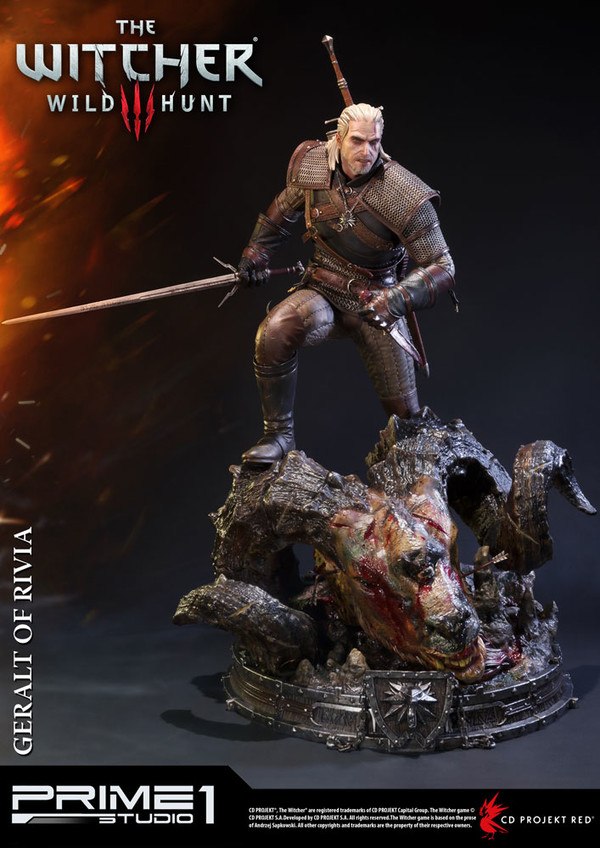 Geralt, Howler, The Witcher 3: Wild Hunt, Prime 1 Studio, Pre-Painted, 1/4, 4562471903939