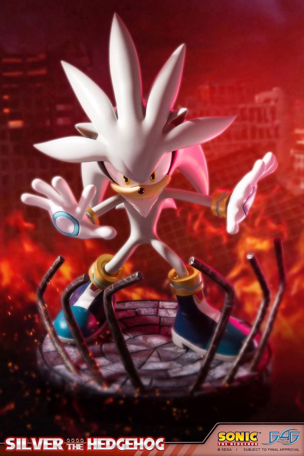 Silver the Hedgehog (Regular Edition), Sonic The Hedgehog, First 4 Figures, Pre-Painted
