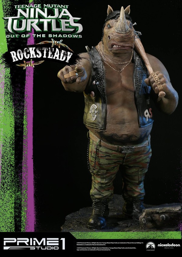 Rocksteady, Teenage Mutant Ninja Turtles: Out Of The Shadows, Prime 1 Studio, Pre-Painted, 1/4