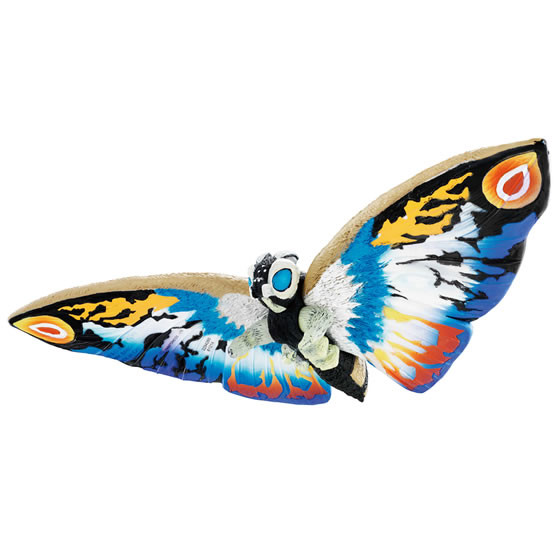 Rainbow Mothra, Mothra 3 King Ghidorah Raishuu, Bandai, Pre-Painted
