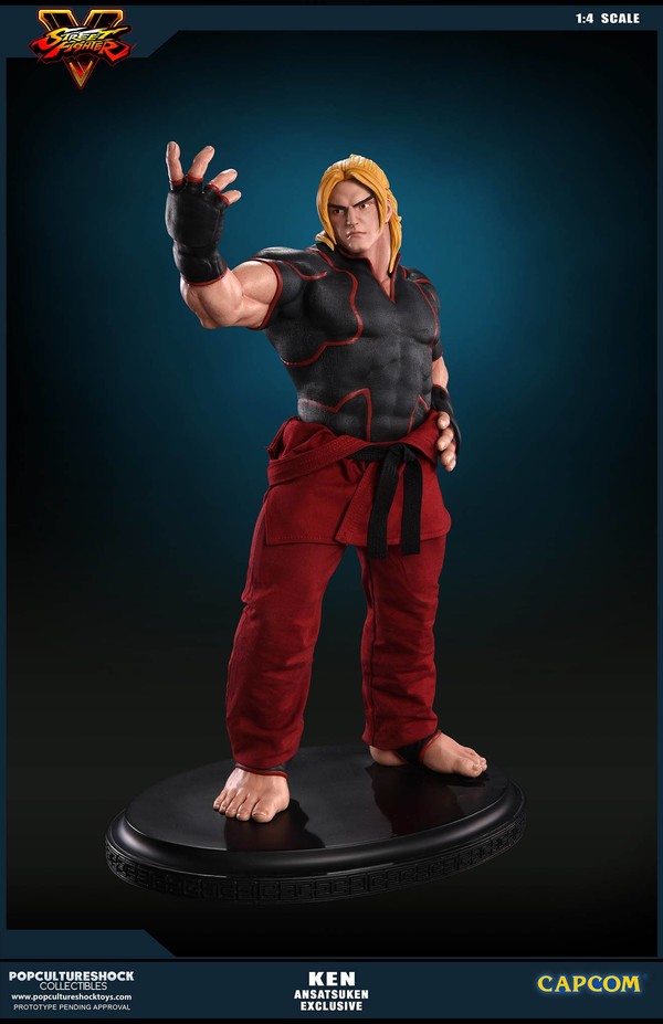 Ken Masters, Street Fighter V, Premium Collectibles Studio, Pre-Painted, 1/4