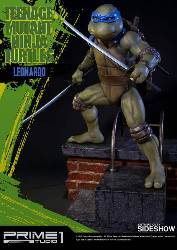 Leonardo, Teenage Mutant Ninja Turtles (1990), Prime 1 Studio, Pre-Painted, 1/4