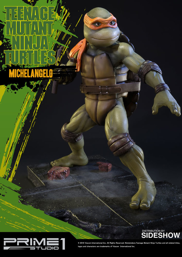 Michelangelo, Teenage Mutant Ninja Turtles (1990), Prime 1 Studio, Pre-Painted, 1/4