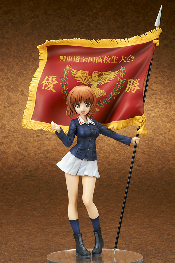 Nishizumi Miho (Senshadou Zenkoku Koukou Ikuhirukei Yuushouki), Girls Und Panzer Gekijouban, Ques Q, Pre-Painted, 1/7, 4560393841483