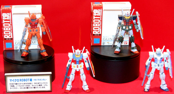 RX-78/C.A. Gundam Char Aznable Custom (Micro Robot Damashii), Kidou Senshi Gundam: Gihren No Yabou, Zeon No Keifu, Bandai, Pre-Painted