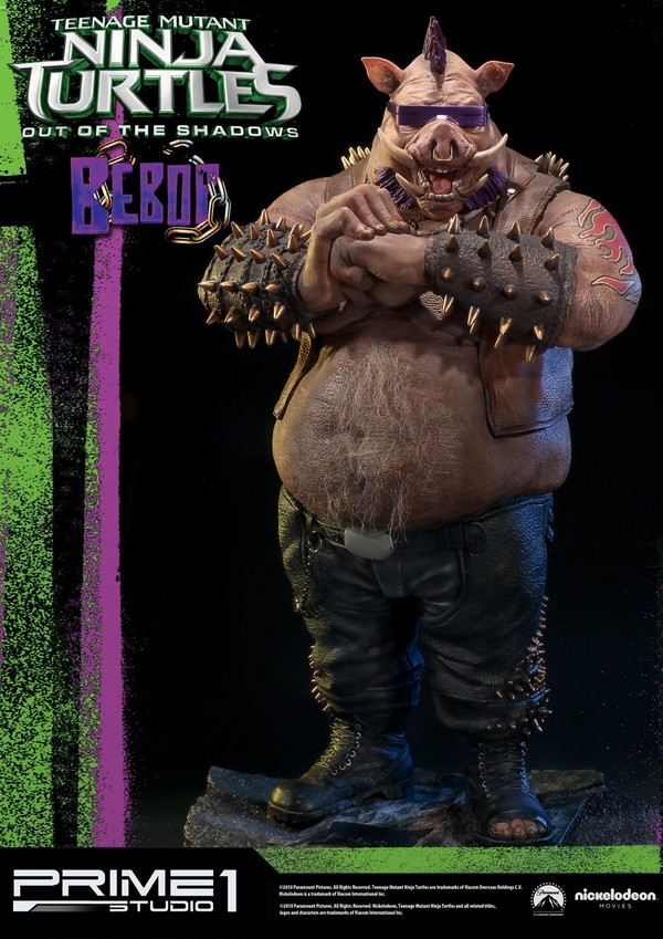 Bebop, Teenage Mutant Ninja Turtles: Out Of The Shadows, Prime 1 Studio, Pre-Painted, 1/4