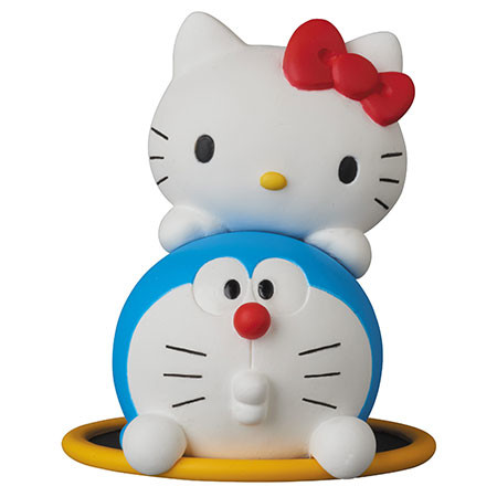 Doraemon, Hello Kitty (& Toorinuke Fuupu), Doraemon, Hello Kitty, Medicom Toy, Pre-Painted, 4530956152707