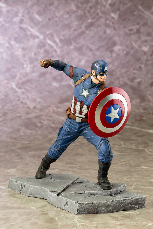 Captain America, Captain America: Civil War, Kotobukiya, Pre-Painted, 1/10, 4934054093120