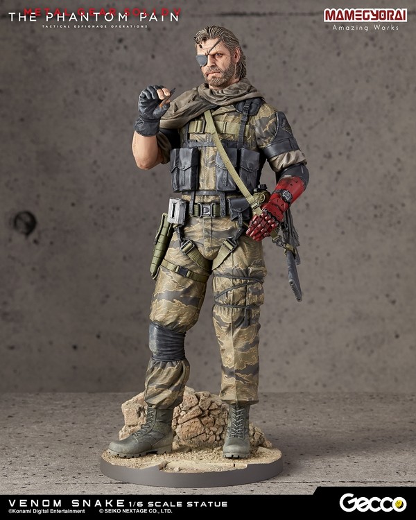 Venom Snake, Metal Gear Solid V: The Phantom Pain, Gecco, Mamegyorai, Pre-Painted, 1/6, 4589962533024