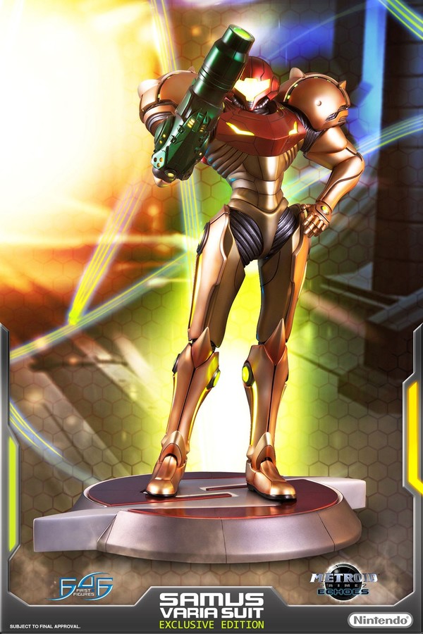 Samus Aran (Varia Suit, Exclusive Edition), Metroid Prime 2: Dark Echoes, First 4 Figures, Pre-Painted, 1/4