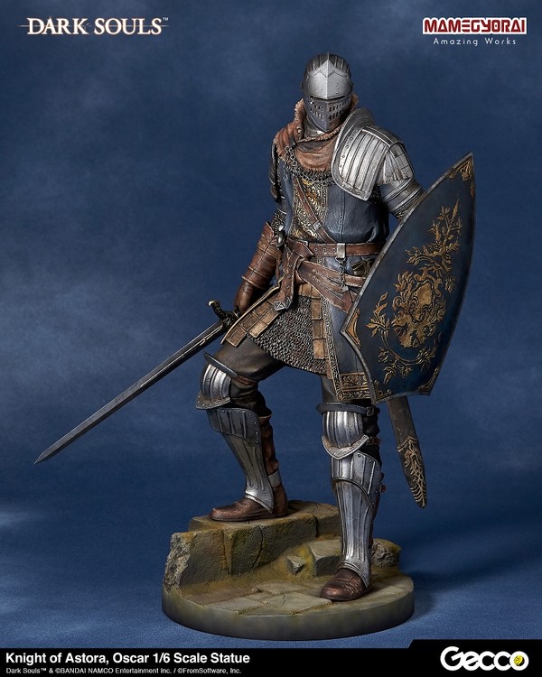 Astora No Joukyuu Kishi, Kesshou Tokage, Oscar, Dark Souls, Gecco, Mamegyorai, Pre-Painted, 1/6, 4589962547366