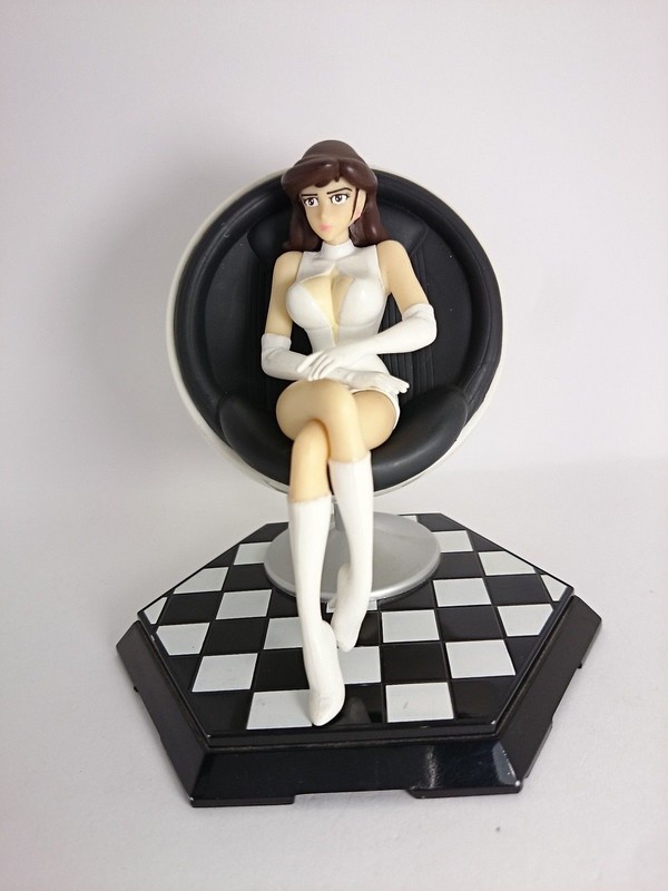 Mine Fujiko (Chair Type Case & Figure), Lupin III, Banpresto, Pre-Painted