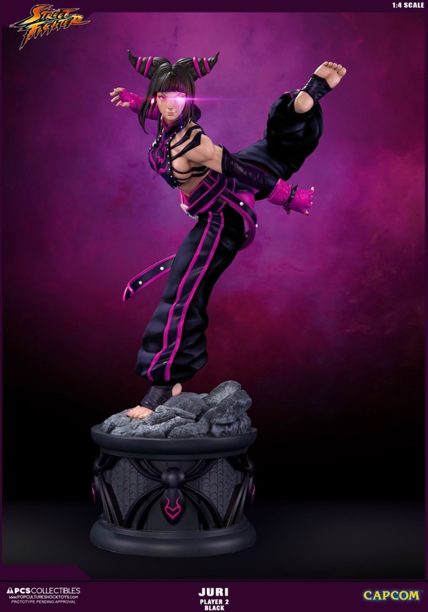 Han Juri (Player 2 - Black, PCS Exclusive), Super Street Fighter IV, Premium Collectibles Studio, Pre-Painted, 1/4