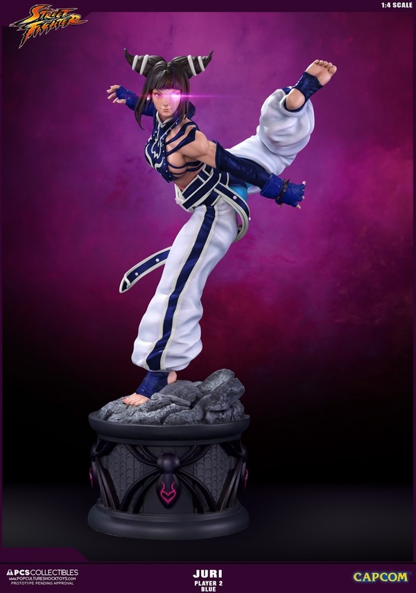 Han Juri (Player 2 - Blue, PCS Exclusive), Super Street Fighter IV, Premium Collectibles Studio, Pre-Painted, 1/4