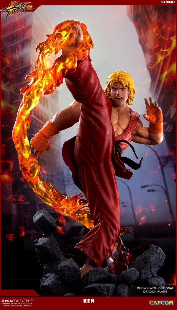 Ken Masters, Street Fighter IV, Premium Collectibles Studio, Pre-Painted, 1/4