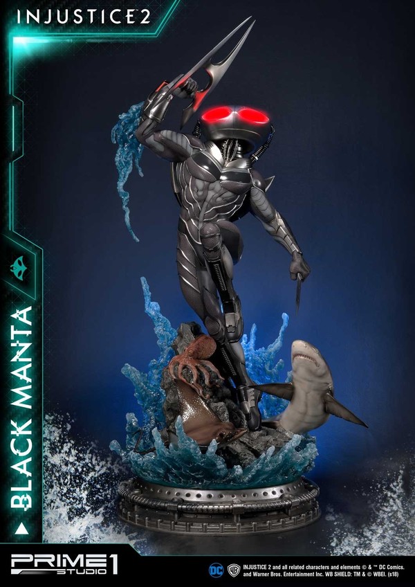 Black Manta, Injustice 2, Prime 1 Studio, Pre-Painted, 1/4, 4562471907180