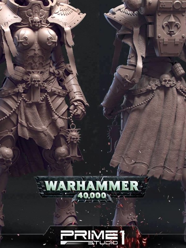 Sisters of Battle, Warhammer 40, 000: Dawn Of War III, Prime 1 Studio, Pre-Painted, 1/4