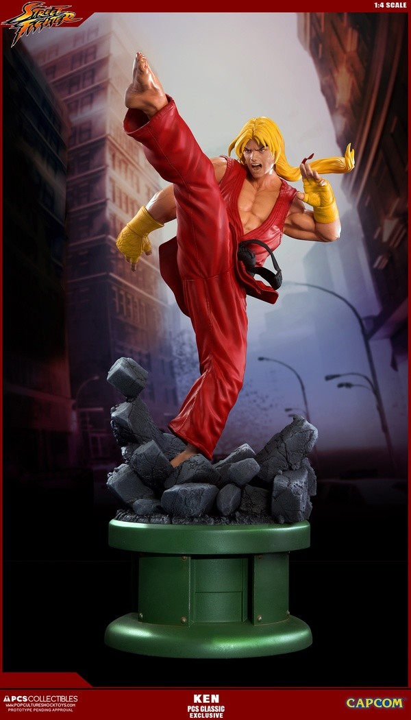 Ken Masters (PCS Exclusive, Classic), Street Fighter II, Street Fighter Zero, Premium Collectibles Studio, Pre-Painted, 1/4