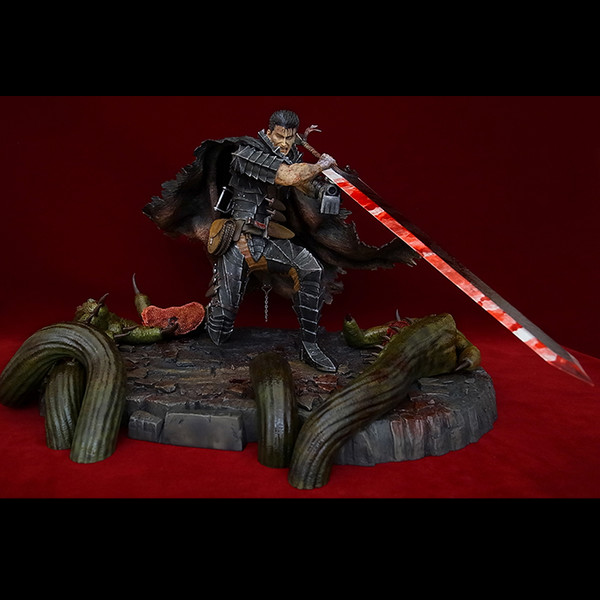 Guts (The Spinning Cannon Slice 2016, Black Repaint), Berserk, Art of War, Pre-Painted, 1/6