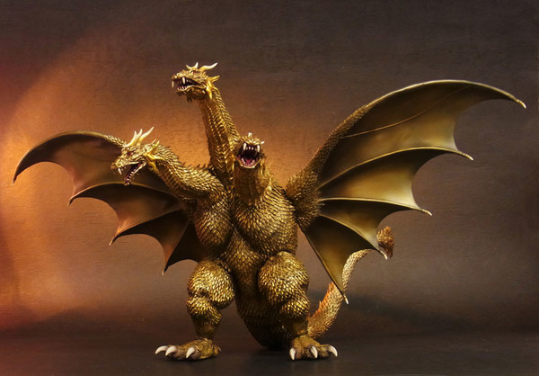 King Ghidorah (2001 Edition), Gojira, Mothra, King Ghidorah Daikaijuu Soukougeki, X-Plus, Pre-Painted, 4532149014144